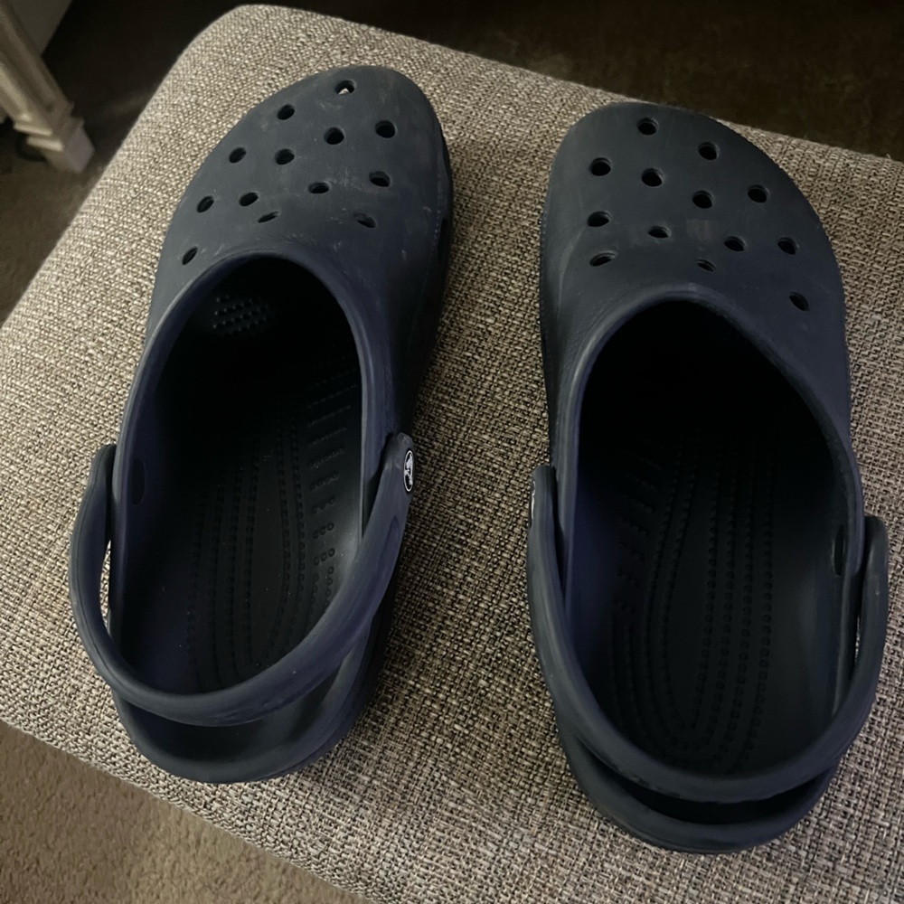 CROCS Kids' Dark Blue Slip-On Sandals